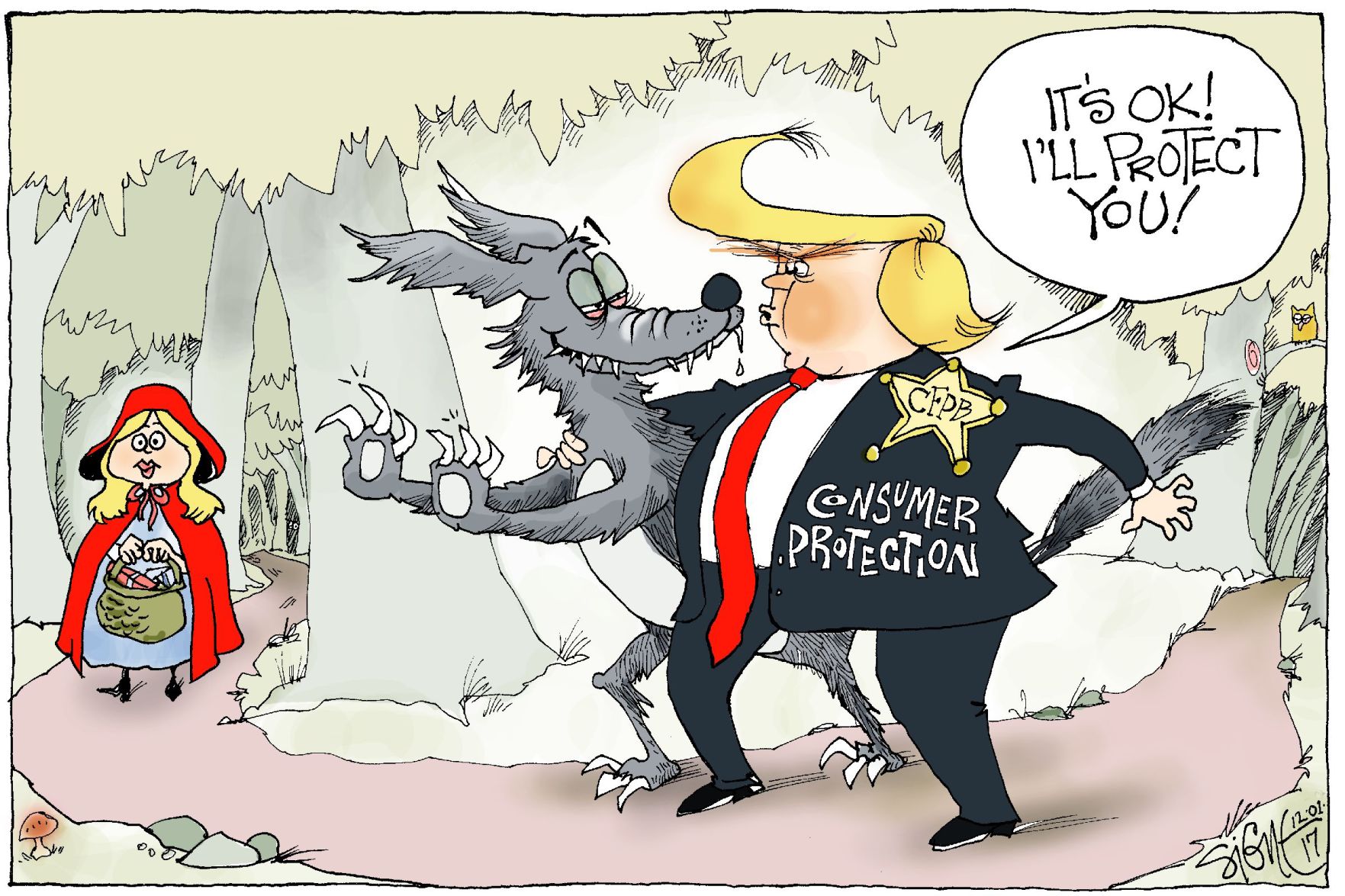 Signe Wilkinson editorial cartoon